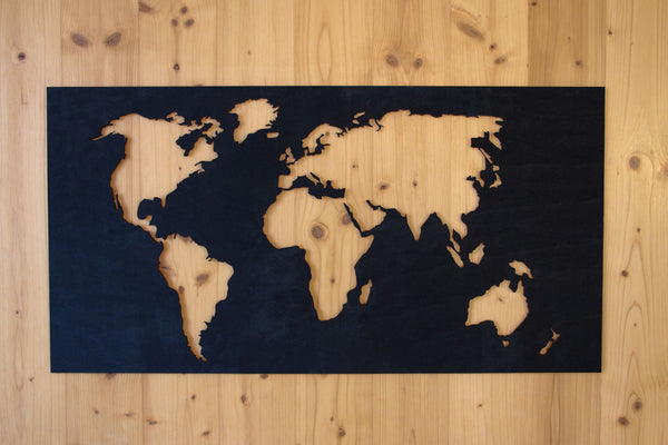 World map frame